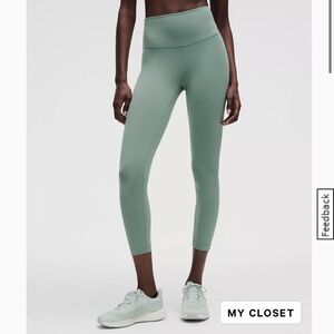 Lululemon High-Rise Green Leggings